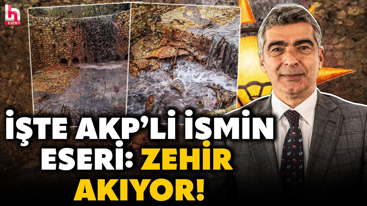 Burası Tirebolu’na bağlı Çatal Ağaç Köyü! AKP’li Cantürk Alagöz’ün maden şirketi suları zehirledi!