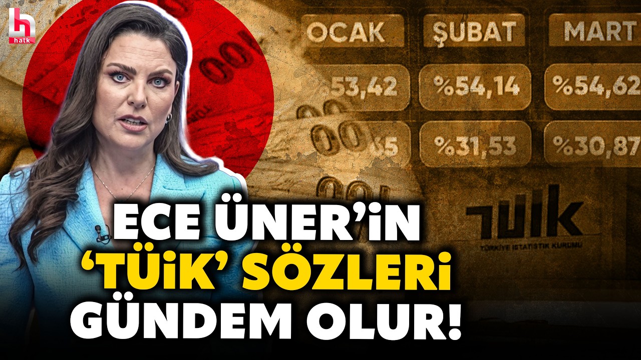 TÜİK ENAG'IN SÖYLEDİĞİNE GELDİ! Enflasyon uçuşa geçti! Ece Üner'den olay olacak 'TÜİK' sözleri!