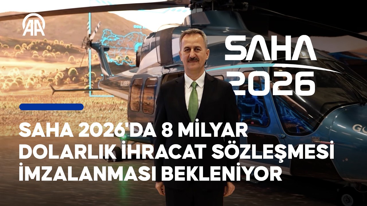 Cumhurbaşkanlığı Savunma Sanayii Başkanı Haluk Görgün, SAHA 2026'da AA’ya konuştu