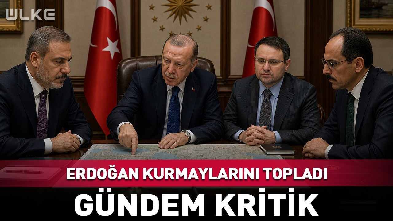Erdoğan Kurmaylarını Topladı! Kritik Masada O Harita Masaya Yatırıldı #Sondakika