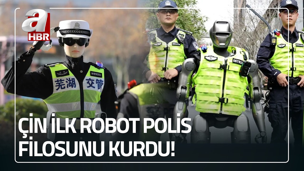 Çin ilk robot polis filosunu kurdu! Polislerin yeni meslektaşı robotlar | A Haber