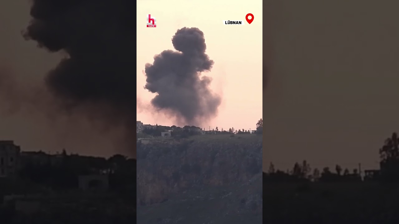 Ortadoğu’da gerilim patladı! İsrail’den Lübnan’a fosfor bombalı saldırı iddiası! #shorts