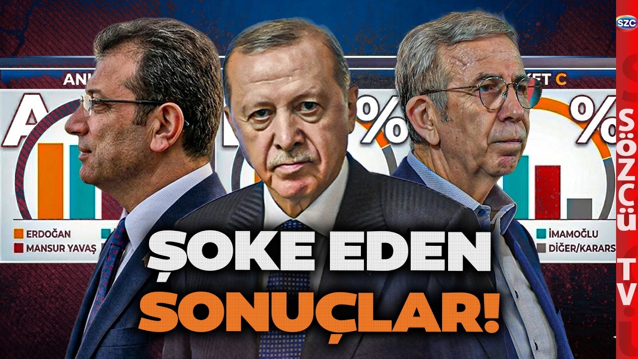 3 Anket 3 Farklı Sonuç! Ekrem İmamoğlu mu, Mansur Yavaş mı, Erdoğan mı? Çarpıcı Seçim Anketi