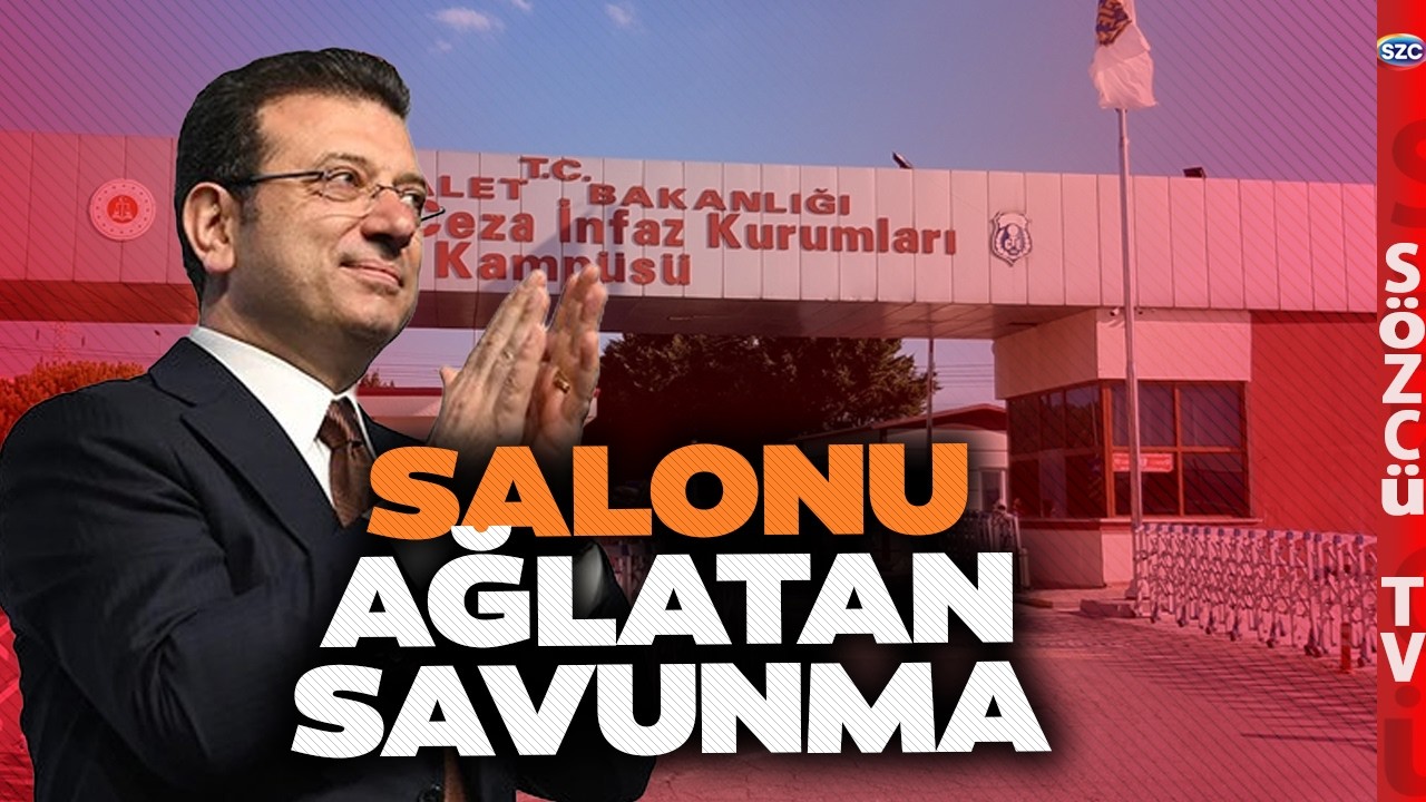 Silivri'de Yürekleri Dağlayan Anlar! İmamoğlu Gözyaşlarını Tutamadı! Salonu Ağlatan Savunma