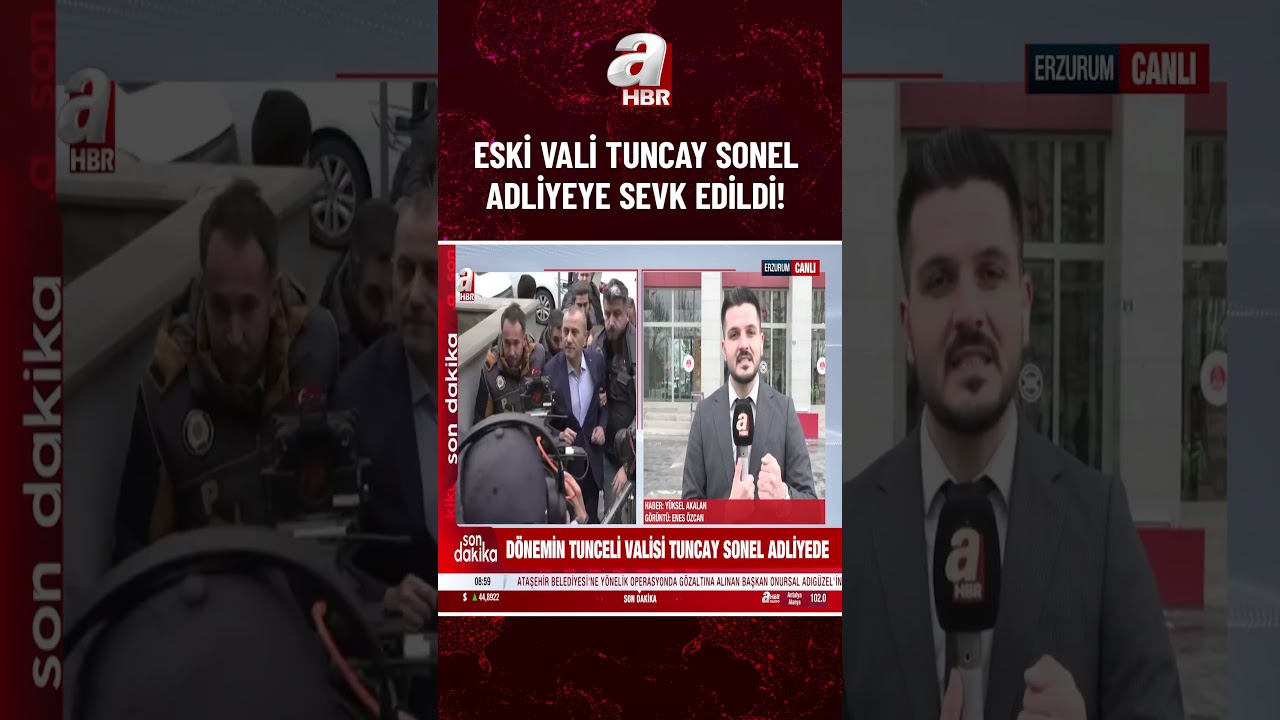 Eski Tunceli Valisi Tuncay Sonel Adliyeye Sevk Edildi! #shorts