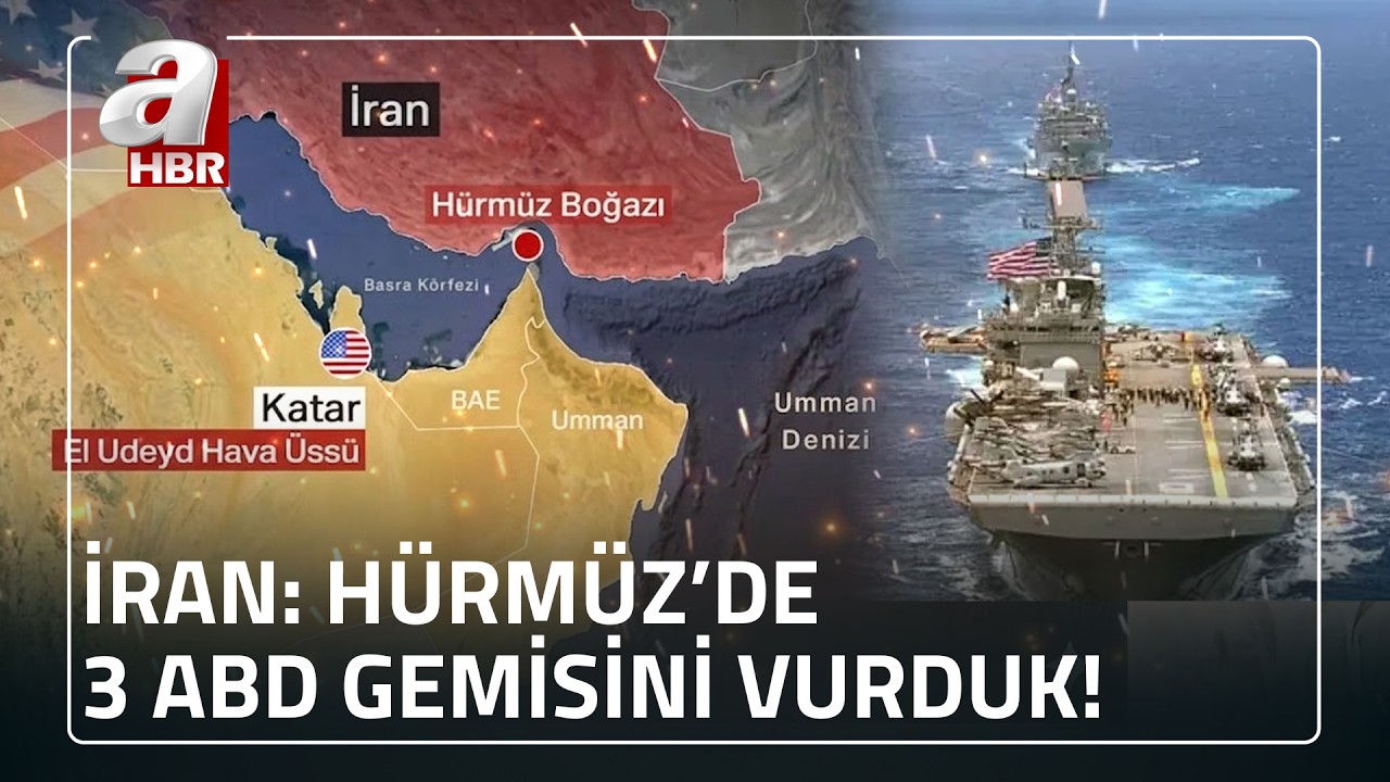 Hürmüz'de tansiyon yükseldi! İran: 3 ABD gemisini vurduk | A Haber