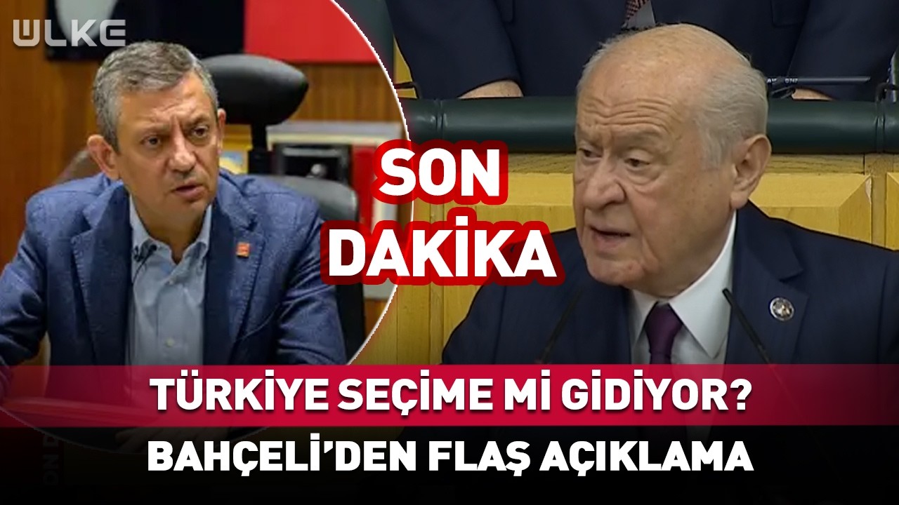 Türkiye Seçime Mi Gidiyor? Bahçeli'den Flaş Açıklama #sondakika