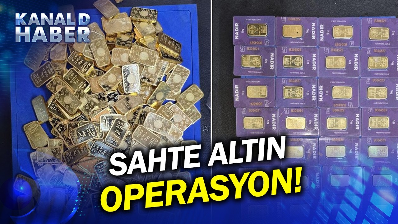 Matbaa Görünümlü Sahte Altın Atölyesi: 212 TL'lik Demirle 28 Milyonluk Sahte Altın Yapmışlar!