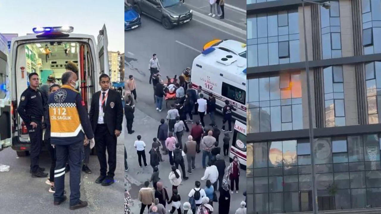 Diyarbakır’da inşaat halindeki otelde yangın: 6 kişi etkilendi