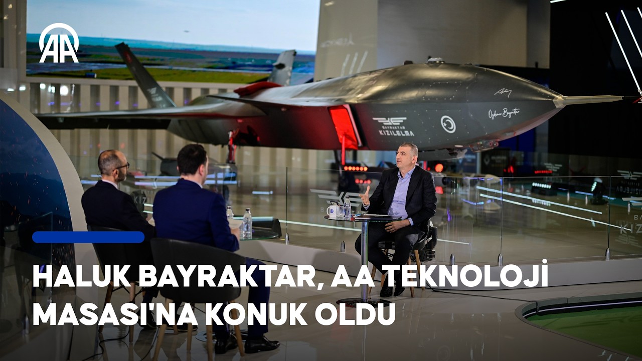 Haluk Bayraktar, AA Teknoloji Masası'na konuk oldu