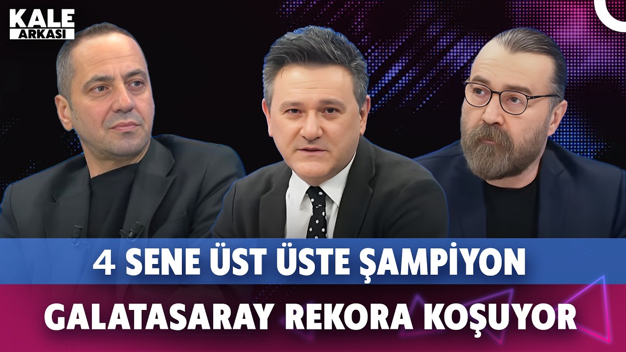 Galatasaray 4 sene üst üste şampiyon oldu | Galatasaray'ın şampiyonluk hikayesi