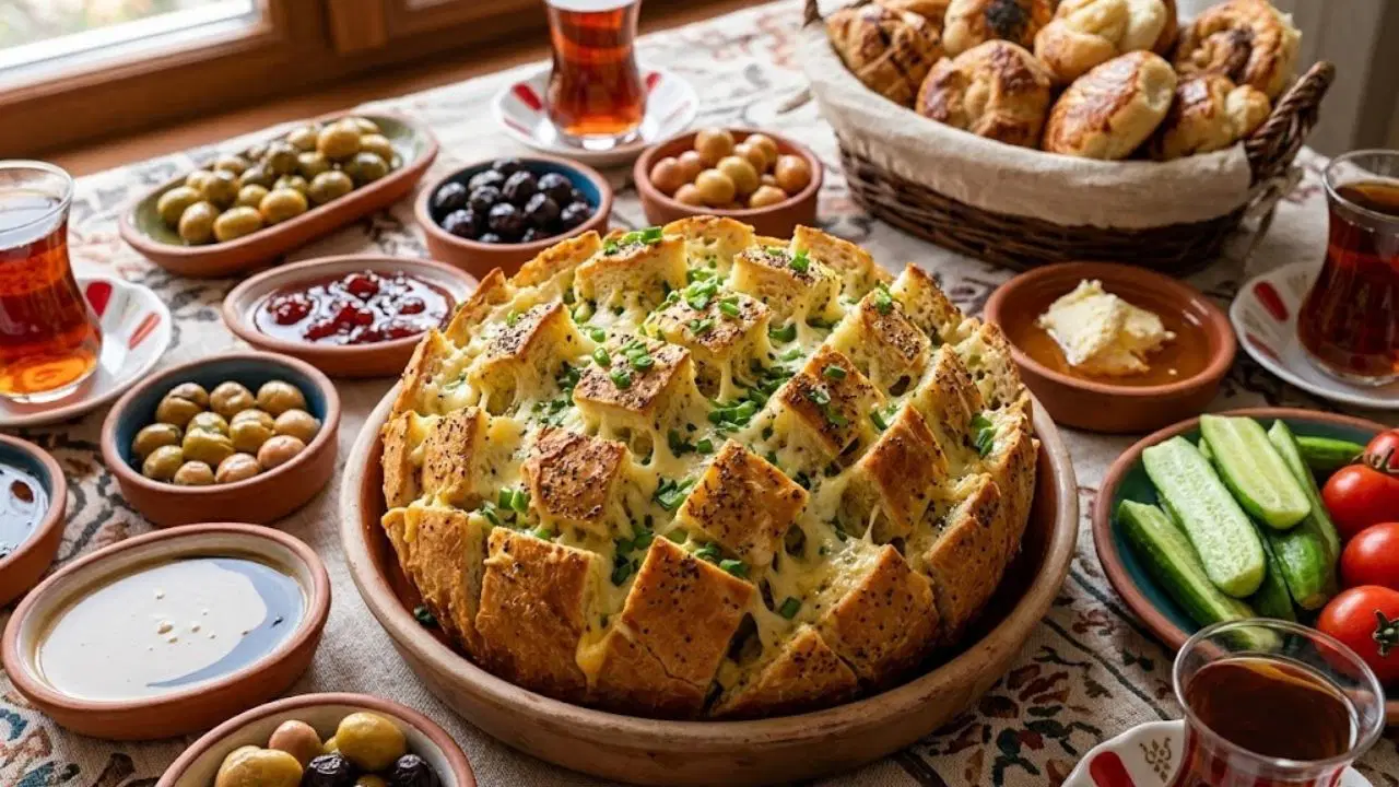 Kahvaltı sofralarının yıldızı: Üç peynirli ekmek tarifi