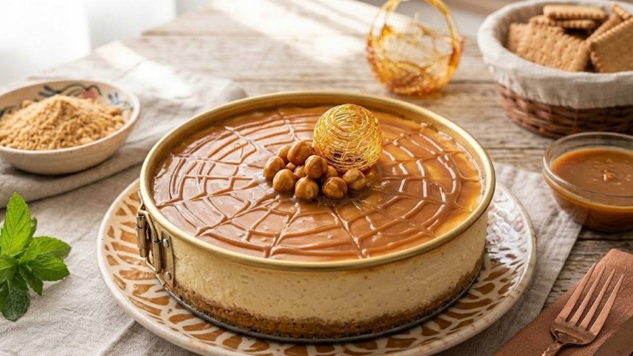 Bir dilimi yetmeyen enfes lezzet: Karamelli cheesecake tarifi