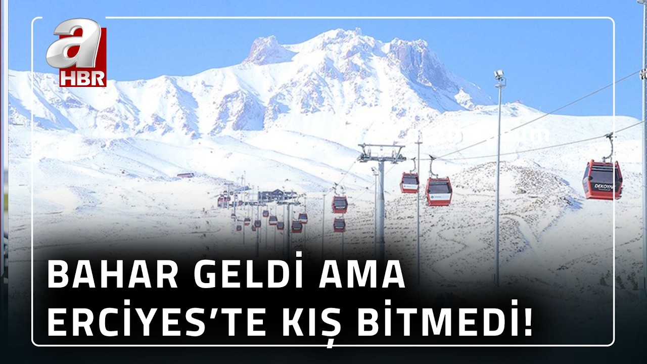 Baharda Yağan Kar Erciyes'te Sezonu Uzattı | A Haber