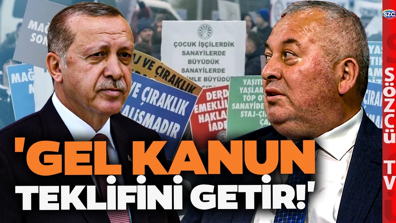 Staj ve Çıraklık Mağdurları Meydanlarda! Cemal Enginyurt'tan Erdoğan'a Tarihi Çağrı!