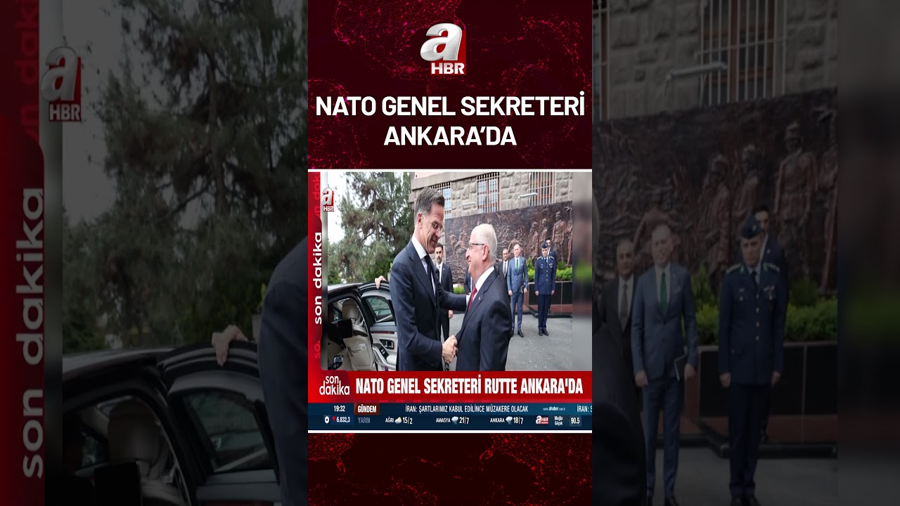 NATO Genel Sekreteri Rutte Ankara'da | A Haber