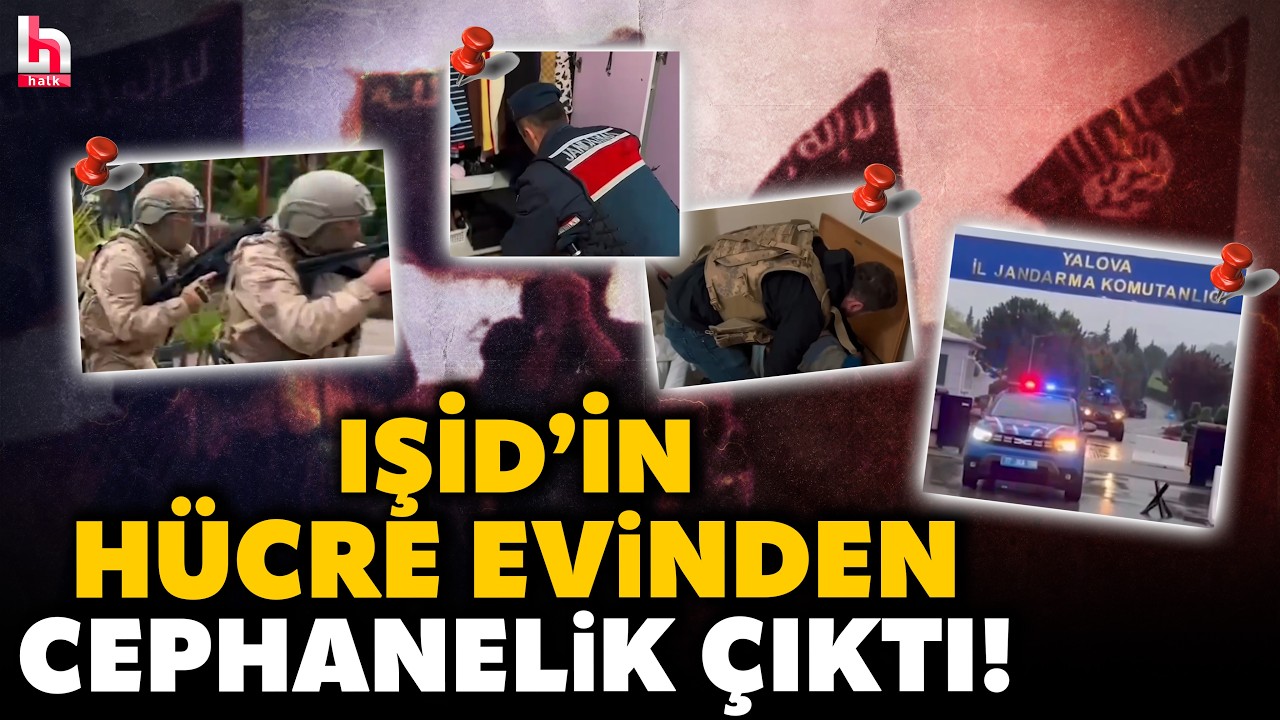 OLUK OLUK KAN AKITACAKLARDI! Yalova'daki terör operasyonunda evden bir orduya yetecek silah çıktı!