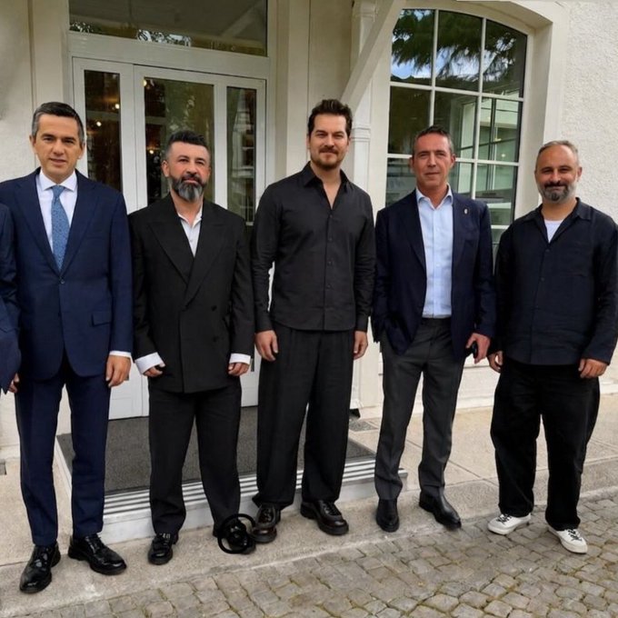 Çağatay Ulusoy ve Ali Koç bir araya geldi.