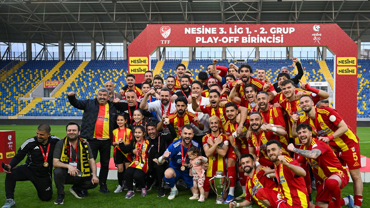 Nesine 3. Lig play-off final maçında Çorluspor 1947, Malatya Yeşilyurtspor'u 1-0 mağlup ederek Nesine 2. Lig'e yükseldi.