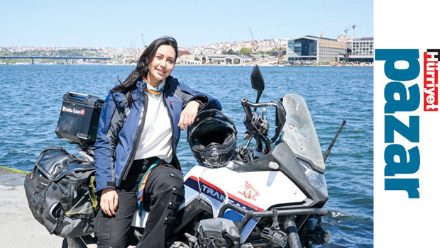 İstanbul’dan 3 yıl önce ‘Tek Kadın Tek Motor 81 İl Türkiye’ diyerek yola çıktı Saliha Özkan (32).
