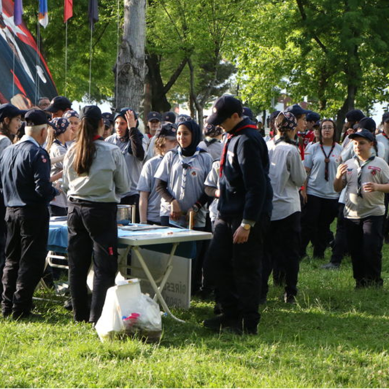 Samsun'da 19 Mayıs Atatürk’ü Anma, Gençlik ve Spor Bayramı etkinlikleri kapsamında 20 il ve 5 ülkeden toplam 500 izci kampa g