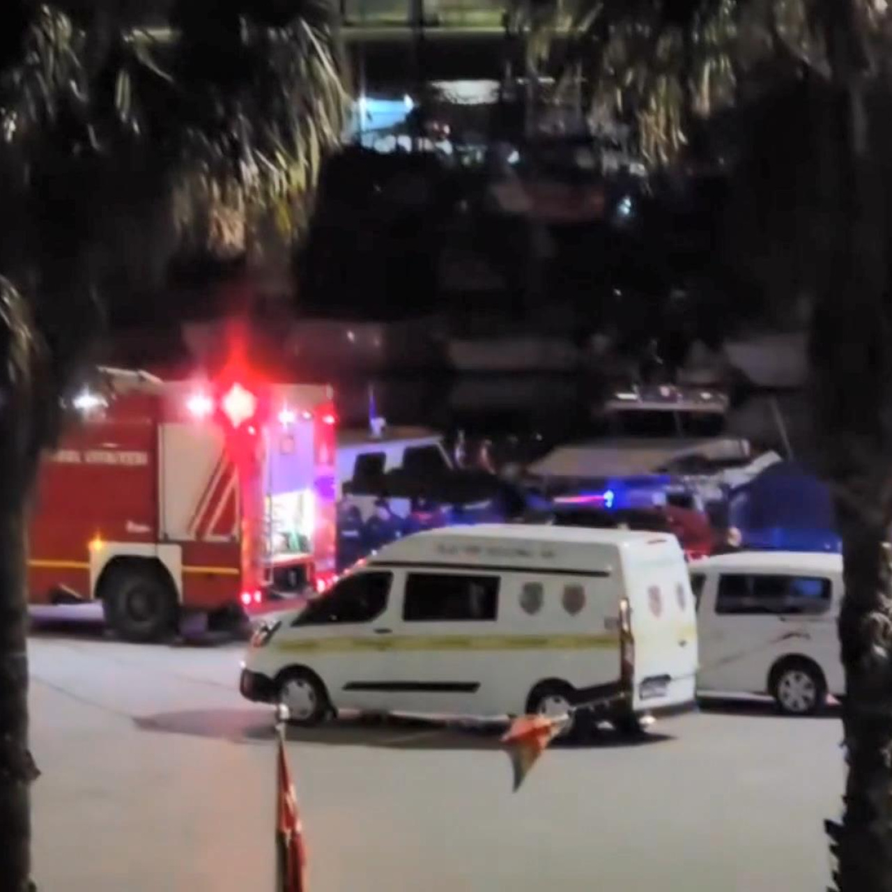 Yatta çıkan yangında can verdi