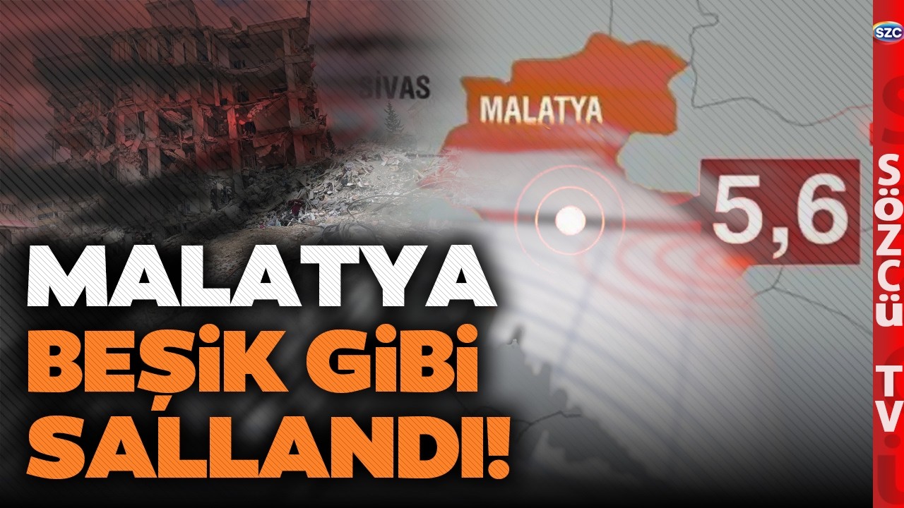 Malatya'da Şiddetli Deprem! Gaziantep Şanlıurfa Adıyaman Sarsıldı! Halk Panikle Kaçıştı Malatya'nın Battalgazi ilçesinde AFAD