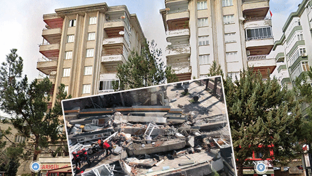 Mimar Sinan Mahallesi’ndeki 2 bloklu Fazilet Apartmanı’nın A bloğunun 6 Şubat’ta meydana gelen ilk depremde yıkılmasıyla