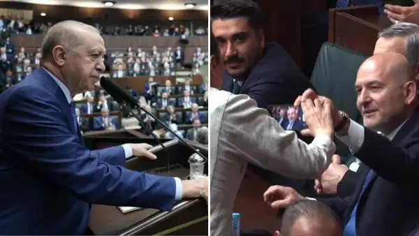 AKP Grup Başkanlığı tarafından önceki gün bakanlara ve milletvekillerine gönderilen, grup toplantı salonundaki düzenle ilgili