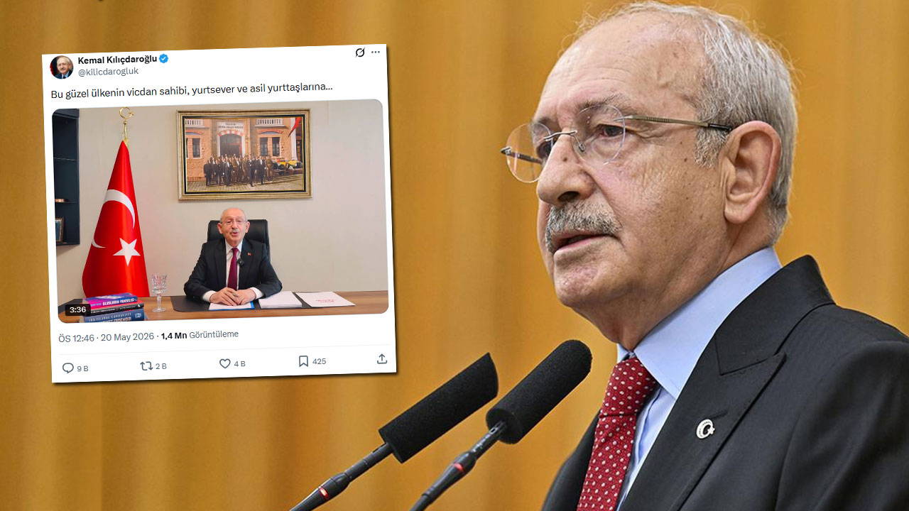 Eski Cumhuriyet Halk Partisi (CHP) Genel Başkanı Kemal Kılıçdaroğlu, kişisel X hesabı üzerinden 
