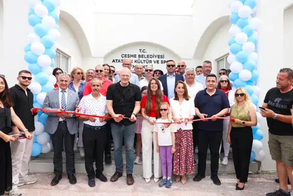 Çeşme Belediyesi tarafından Ilıca Mahallesi’ne kazandırılan Ilıca Atatürk Kültür ve Spor Merkezi, 19 Mayıs Atatürk’ü Anma, Ge