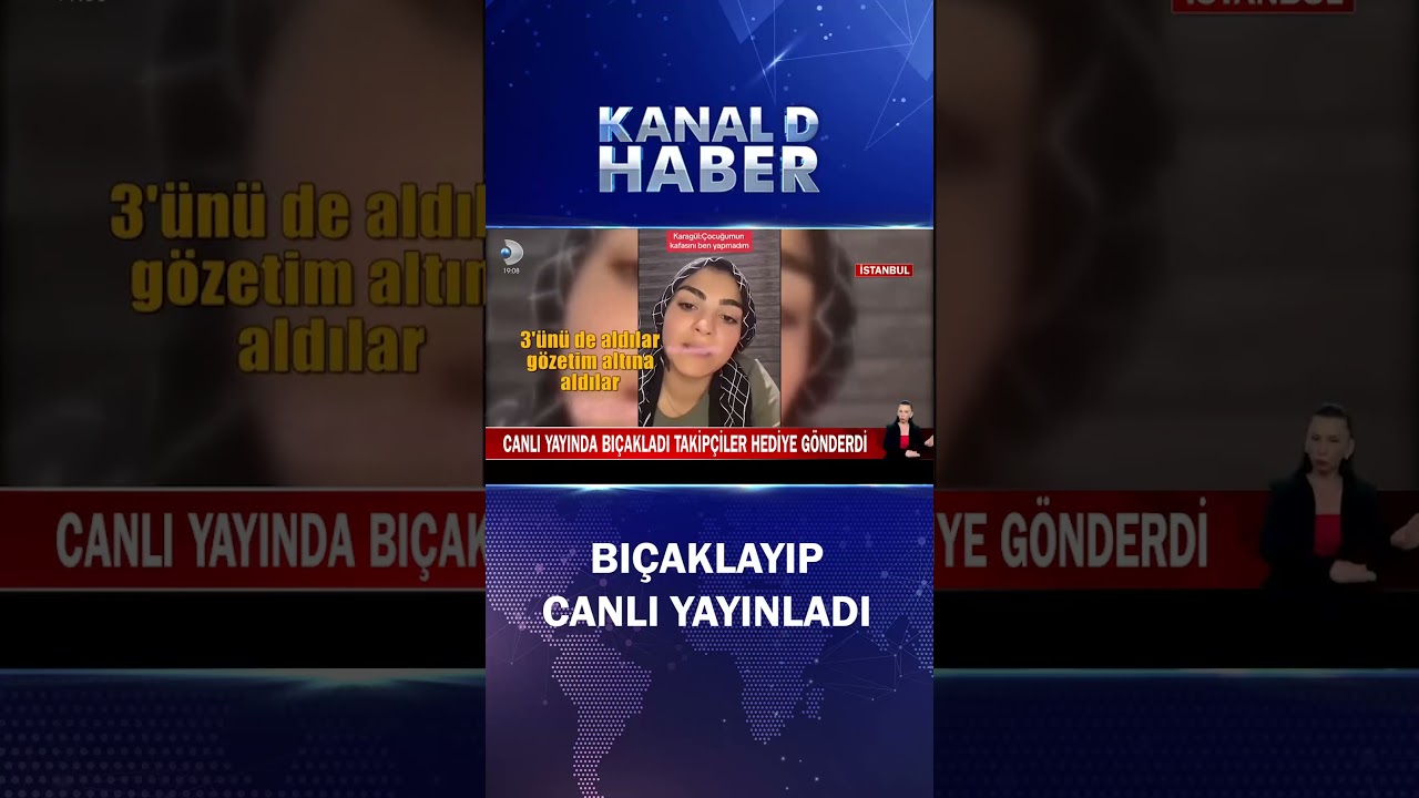 Kavga Ettiği Kadını Canlı Yayında Bıçakladı, İzleyenler Hediye Gönderdi