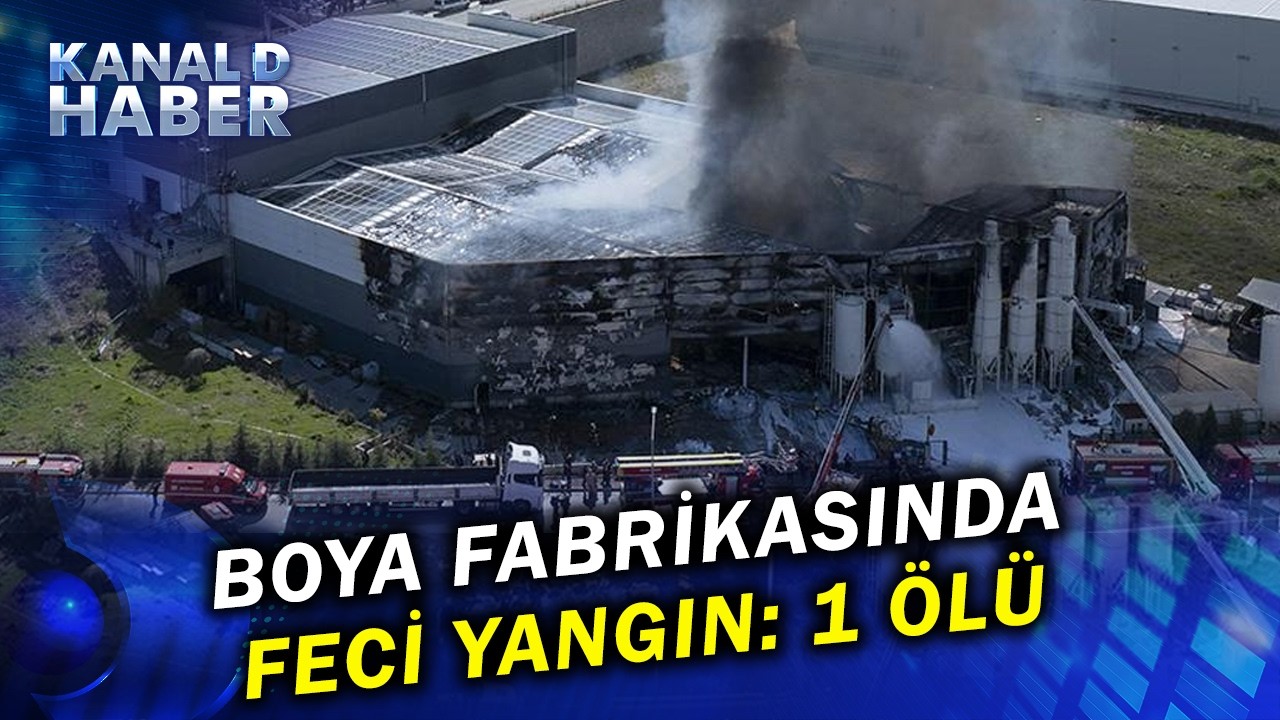 Başkent'te Büyük Yangın, 1 İşçi Feci Şekilde Can Verdi...