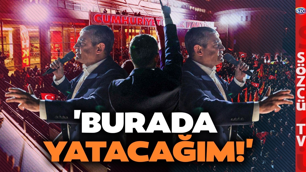 'Baba Evini Terk Edemem Burada Yatacağım' Özgür Özel'den Olay Çıkışı! 'AKP'nin Butlan Kolları'