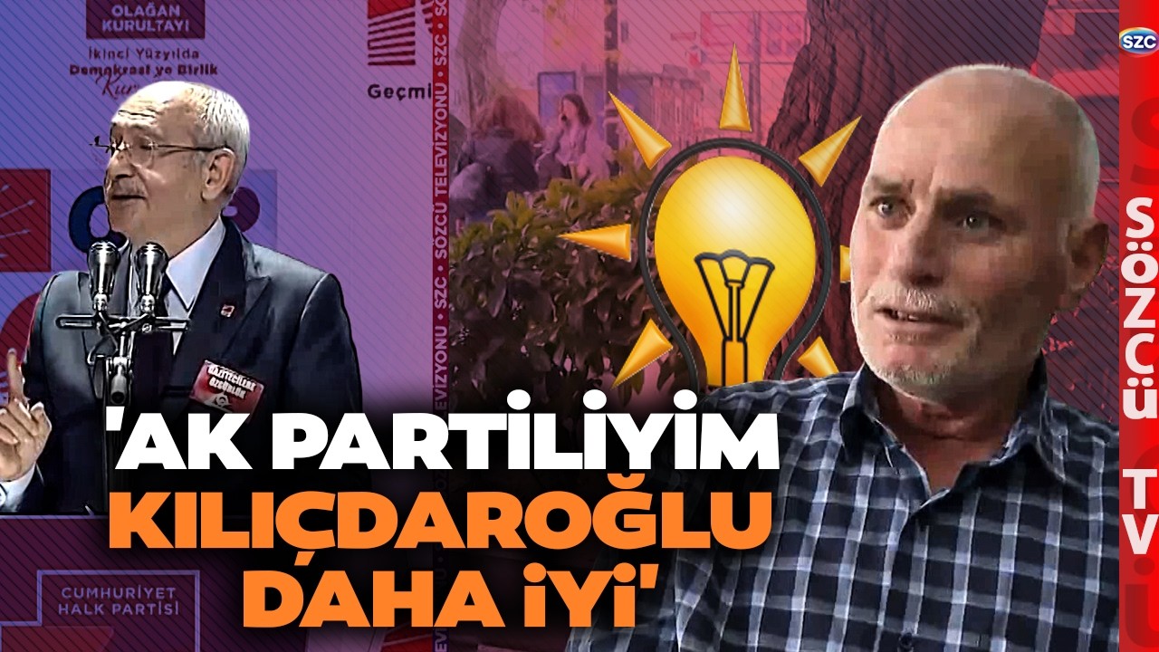 'Kılıçdaroğlu Gelse Daha İyi Olur AK Partiliyim' Bu Sokak Röportajı Çok Konuşulacak YSK'nın CHP'nin 'Mutlak Butlan'