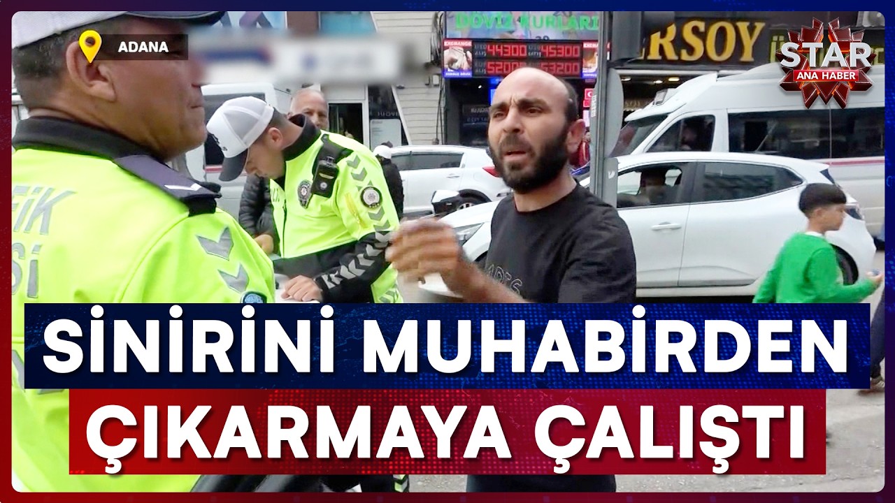 Gereksiz Korna Çaldı, Cezayı Muhabire Kesmeye Çalıştı | Star Ana Haber