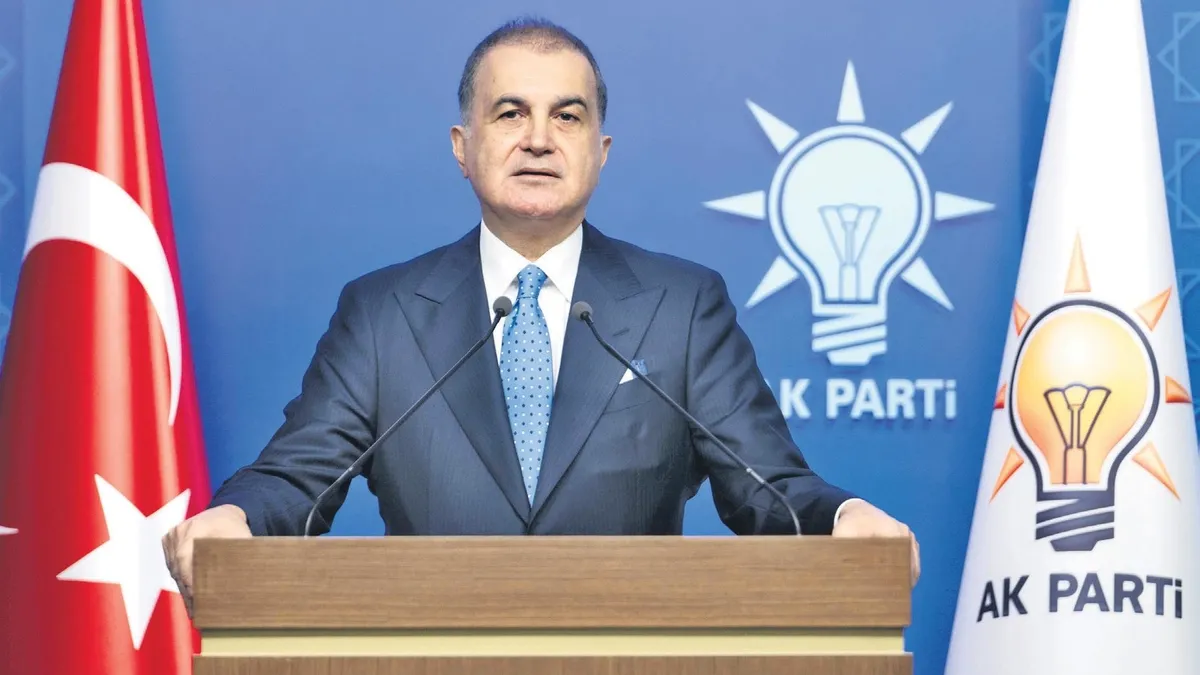 AK Parti Genel Başkan Yardımcısı ve Parti Sözcüsü Ömer Çelik , gündeme ilişkin değerlendirmelerde bulundu: Sayın Özgür Özel