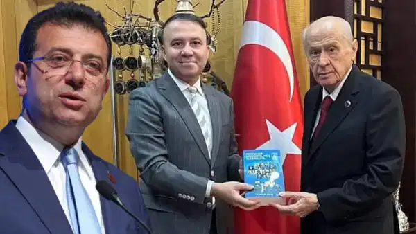 MHP Genel Başkanı Devlet Bahçeli 'nin danışmanı Yıldıray Çiçek , tutuklu İstanbul Büyükşehir Belediye (İBB) Başkanı ve CHP