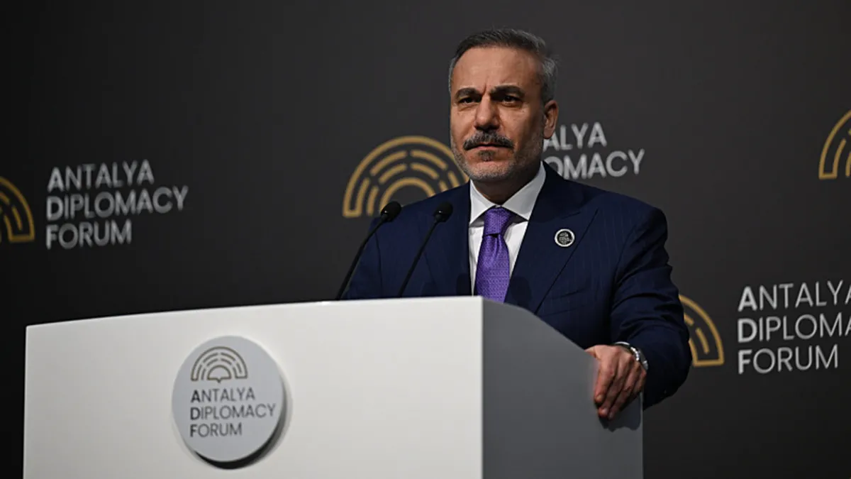 Dışişleri Bakanı Hakan Fidan Antalya Diploması Forumu'nda açıklamalarda bulundu: Türkiye kendisini koruyacak güçte