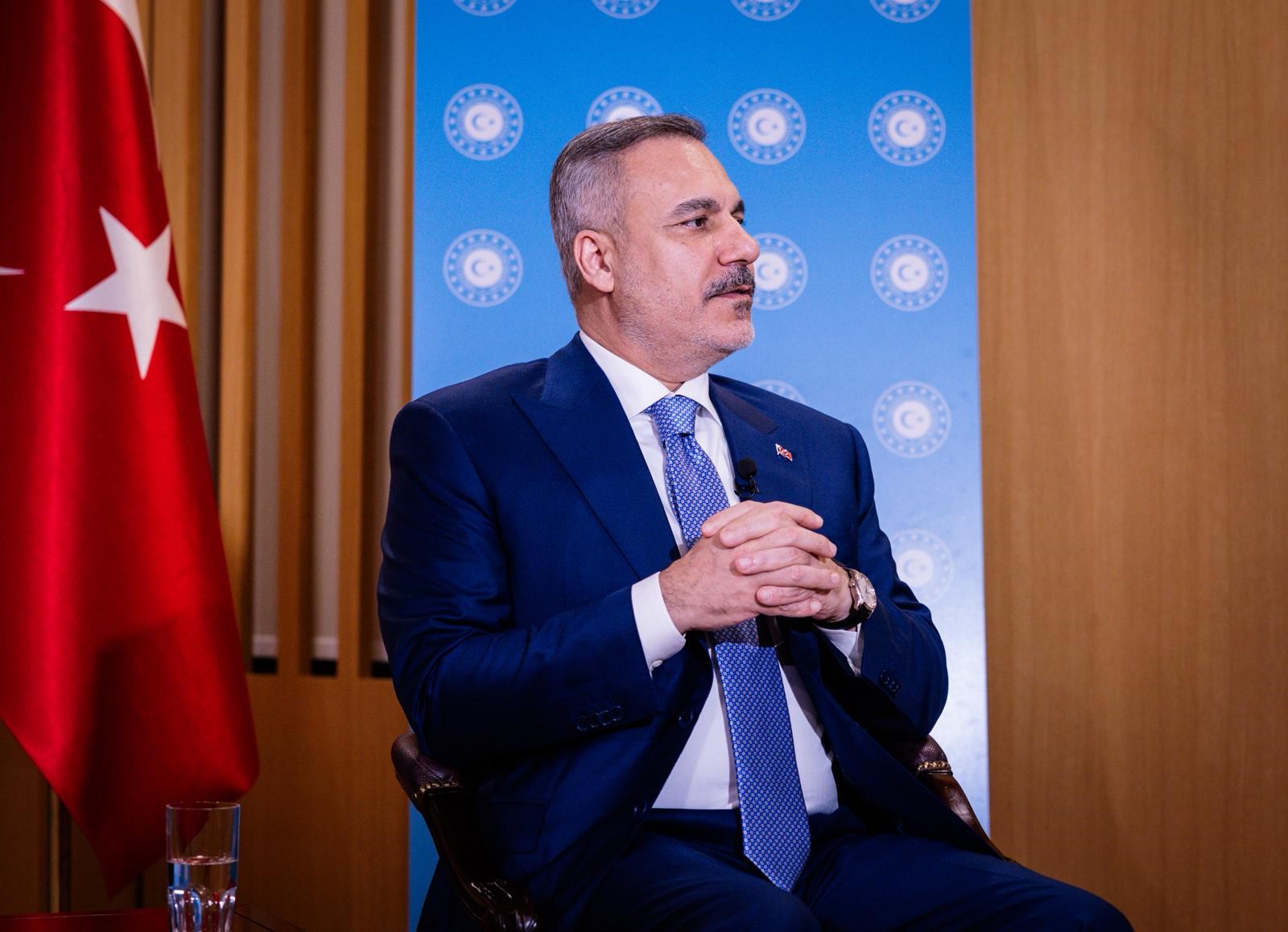 Fidan, Güney Kore ziyareti kapsamında JTBC TV'ye mülakat verdi.