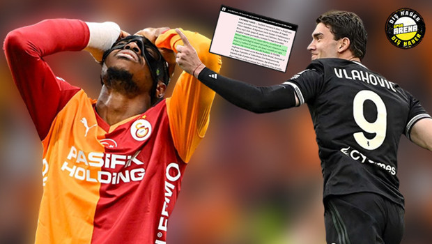 Galatasaray için İtalya'dan olay Osimhen ve Vlahovic iddiası!