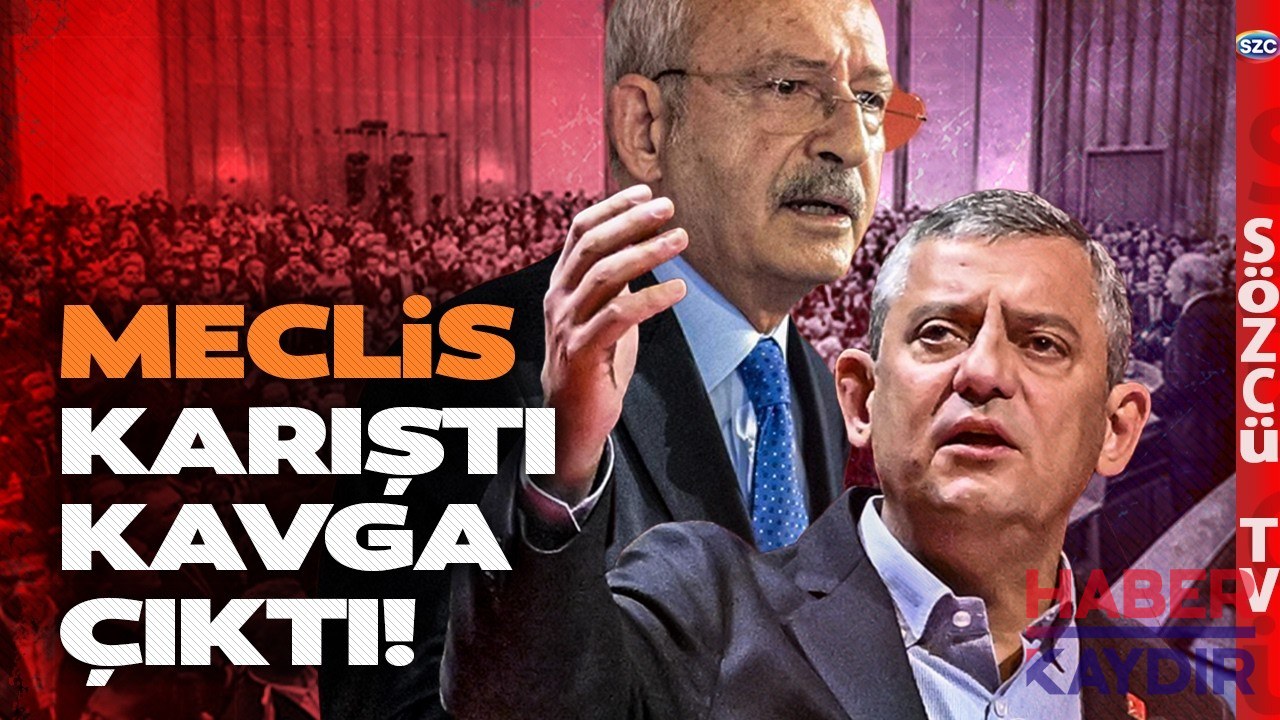 CHP'de Kürsü Kavgası! Grup Salonu Karıştı! Binlerce Kişi Meclis Önüne Akın Etti!