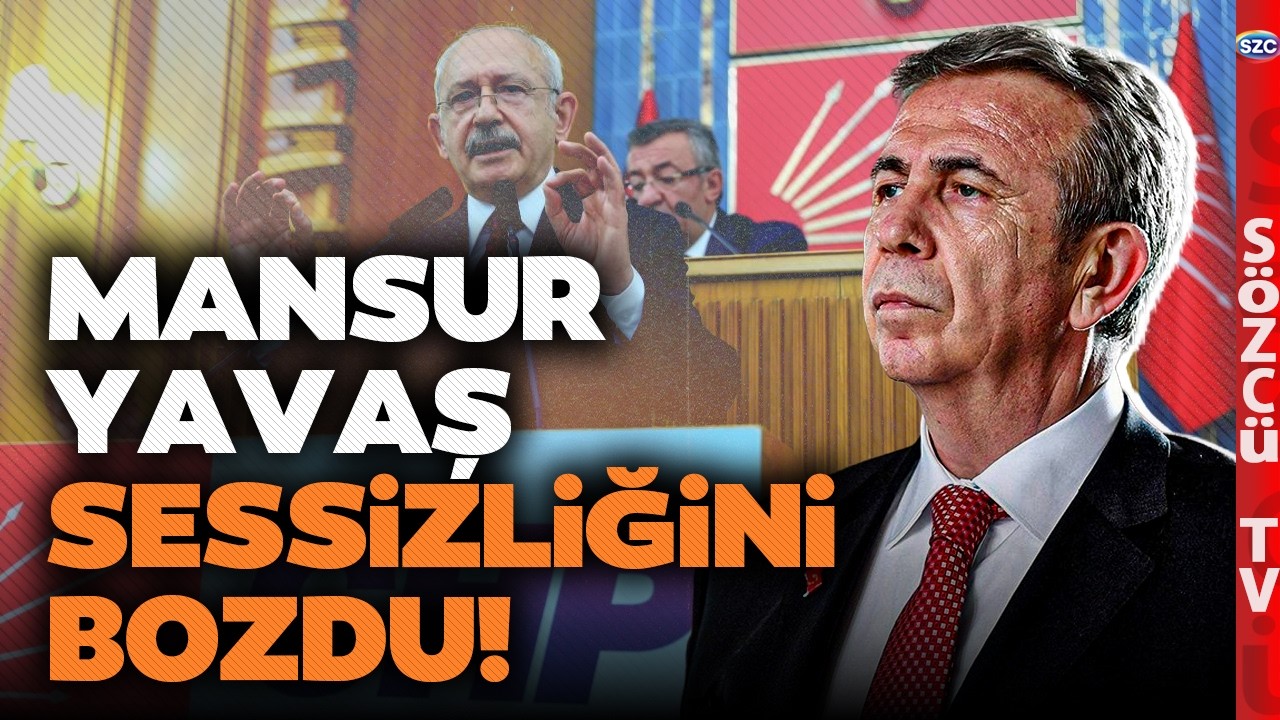 Mansur Yavaş'tan Kılıçdaroğlu'na Bomba Çağrı! CHP'de İpler Koptu! Zehir Zemberek Sözler