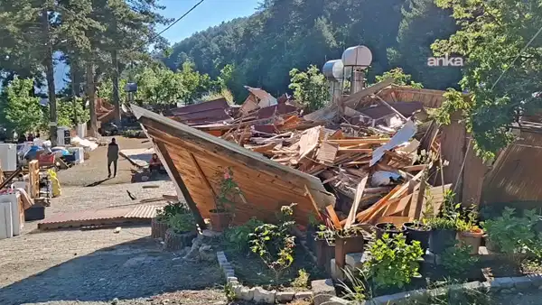 Osmaniye'de yayla evlerinin yıkımına başlandı: 'Artık AK Parti'ye oy vermeyeceğim'