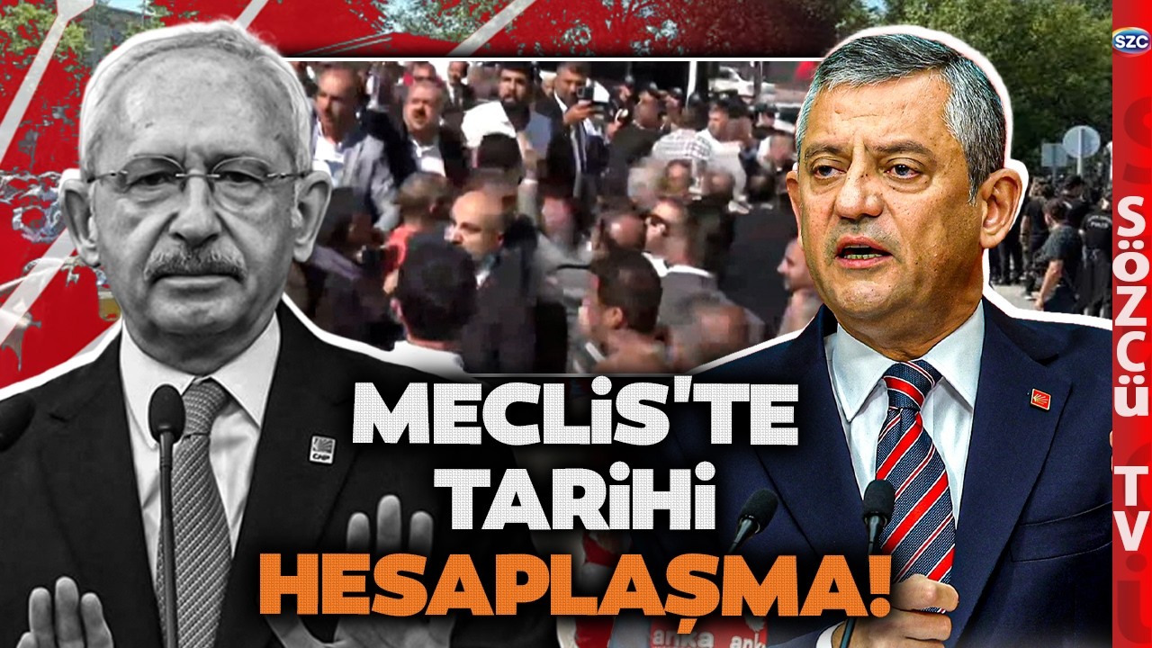 TBMM Önünde Tarihi İzdiham! Tansiyon Yükseldi! CHP’liler Kapıları Zorladı Polis Müdahale Etti!