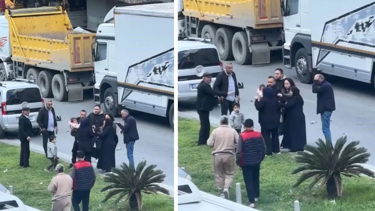 Kağıthane’de korkutan kaza: Yaralı anne kucağında bebeğiyle sinir krizi geçirdi!