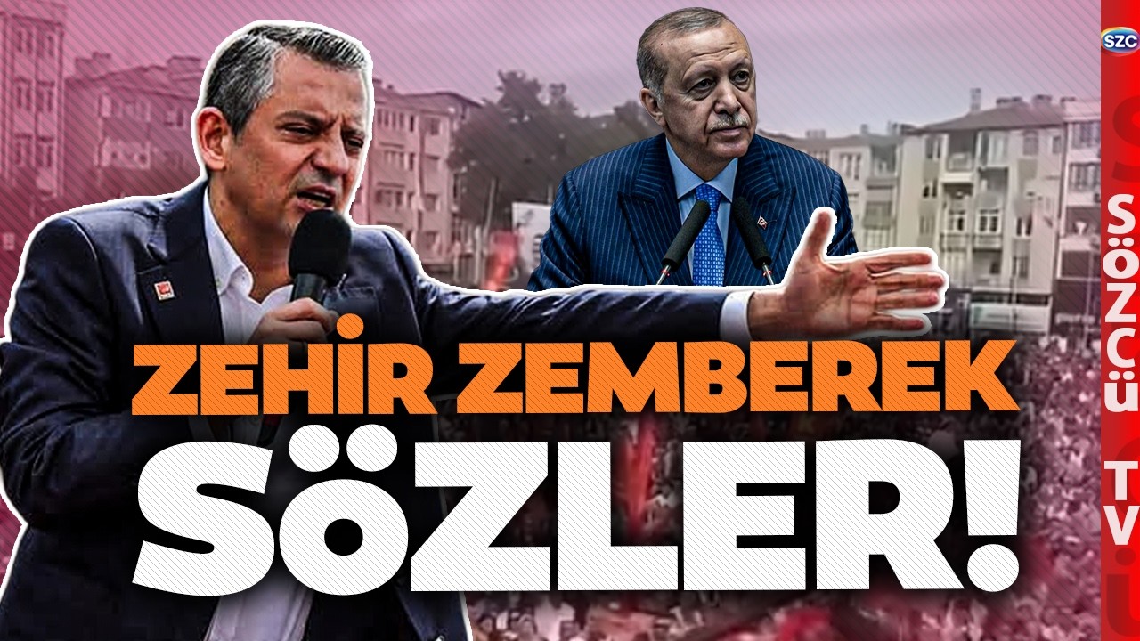 ÖZGÜR ÖZEL'DEN KIRKLARELİ'NDE GÖVDE GÖSTERİSİ! Erdoğan'a Böyle Yüklendi!