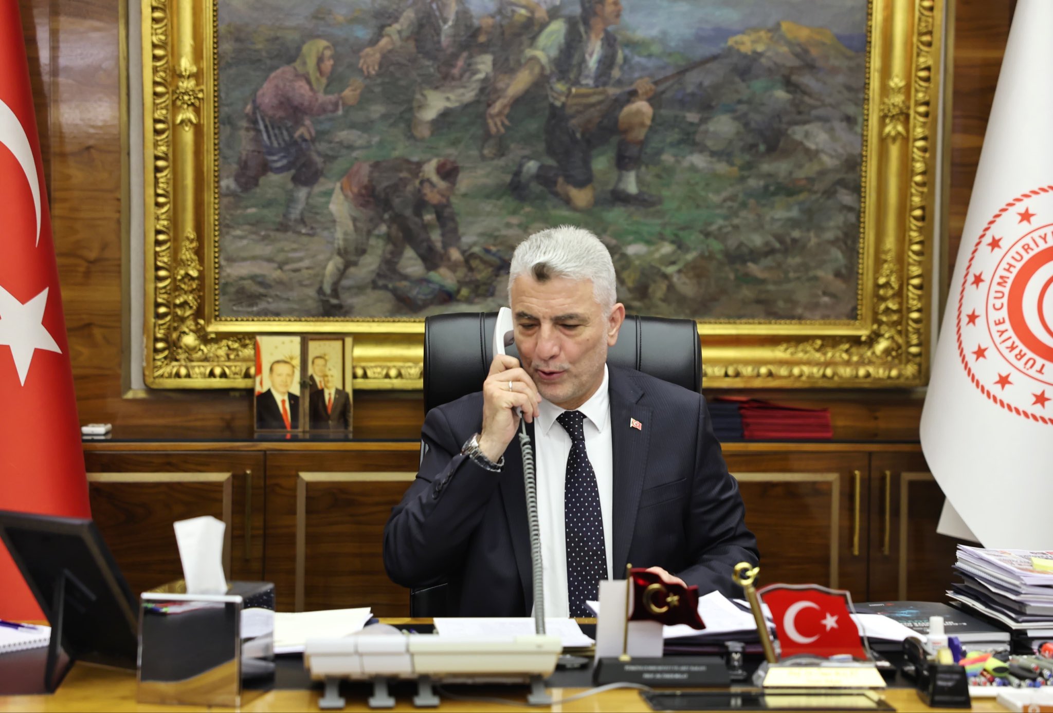 Bakan Bolat, Iraklı mevkidaşı Nizar Al-Ani ile görüştü
