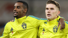 Isak ve Gyökeres'in yıldızlaştığı maçta  İsveç Tunus'u 5-1 yendi