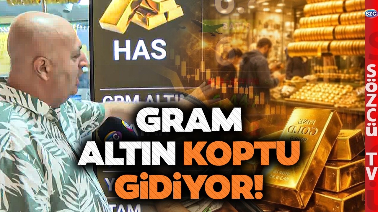 KAPALIÇARŞI'DA HAREKETLİ SAATLER! Gram Altın Koptu Gidiyor! Altın Yatırımcısı Dikkat!